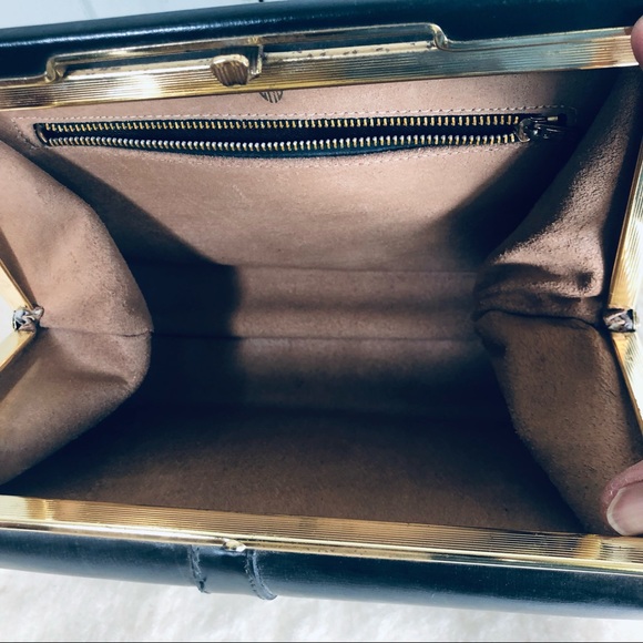 Vintage EHB Kelly Style Snap Closure Genuine Leather Bag - Picture 11 of 13